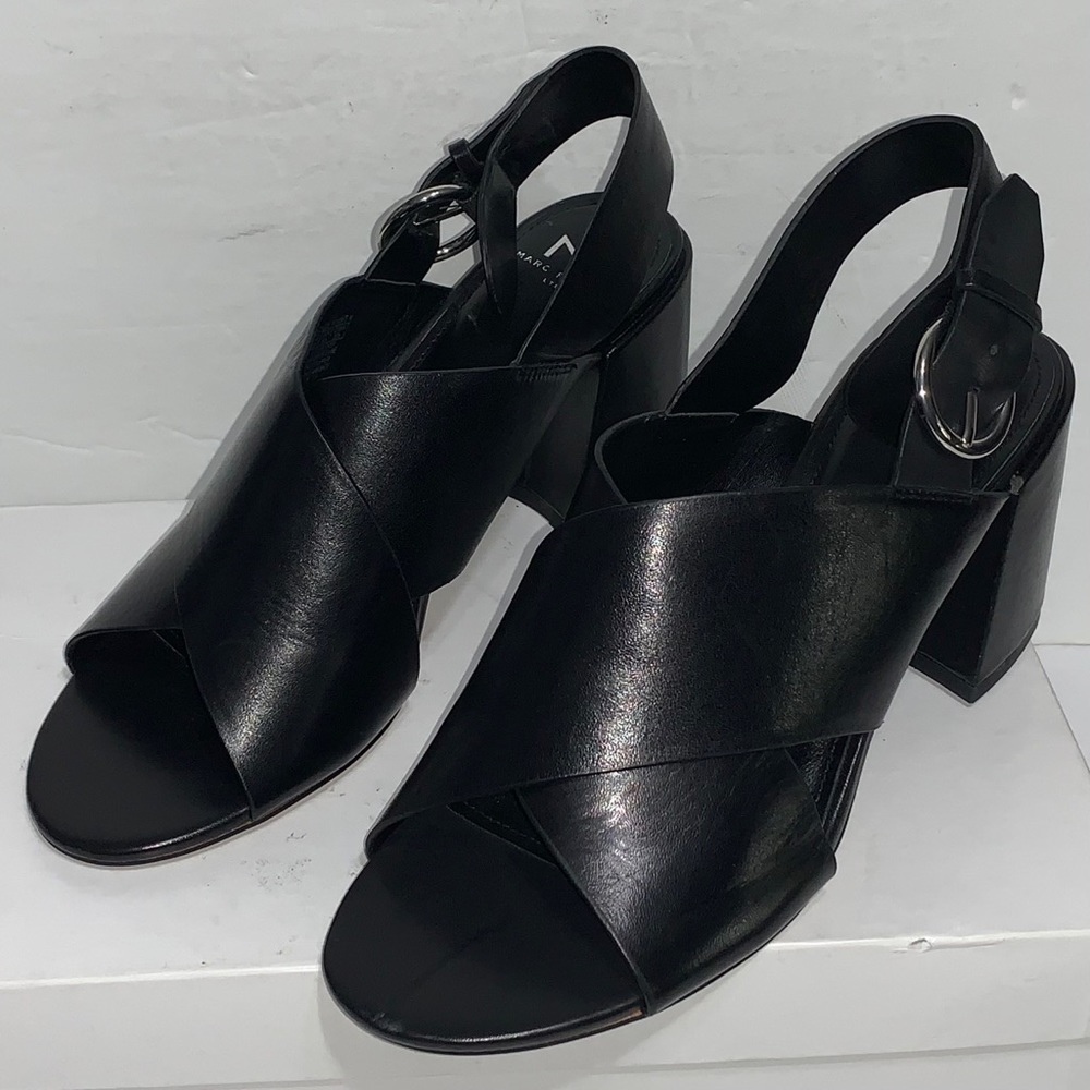Marc Fischer Hocie Leather Slingback Sandals